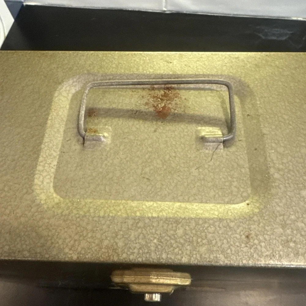VINTAGE Hamilton Skotch PORTA-file Metal Storage Box 12x5x10